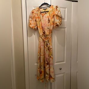 Eclair medium floral print dress.